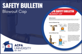 ACPA - Safety Bulletin:  Blowout Cap